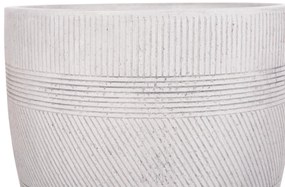 Σετ 4τεμ. Γλάστρες Στρόγγυλες GARDENER C4719 Fiberclay - Χρώμα Cement Φ44x43Υ εκ. 44x44x43 εκ.