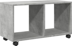 vidaXL Ντουλάπι Τροχήλατο Γκρι Σκυρ. 72x33x42,5 εκ. από Επεξ. Ξύλο