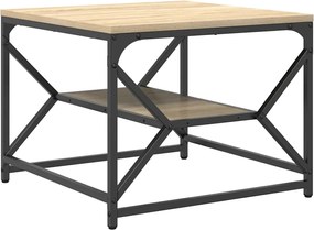 vidaXL Τραπεζάκι σαλονιού Δρύς Sonoma 51 x 50 x 40 εκ.