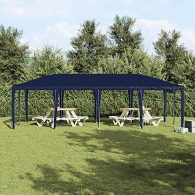 vidaXL Σκηνή Πάρτυ Μπλε, Λευκό 800 x 400 x 266 εκ Πολυεστέρας, Χάλυβας