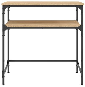 vidaXL Τραπέζι Κονσόλα Sonoma Δρυς 75x35,5x75 εκ. Επεξεργασμένο Ξύλο