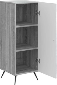 vidaXL Πλαϊνό γραφείο Γκρι Sonoma 33 x 34,5 x 90 εκ Επεξεργασμένο Ξύλο
