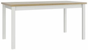 Τραπέζι Victorville 177, Άσπρο, Sonoma οξιά, 78x90x160cm, 41 kg, Επιμήκυνση, Πλαστικοποιημένη μοριοσανίδα, Ξύλο, Μερικώς συναρμολογημένο, Ξύλο: Οξιά