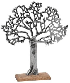 ΕΠΙΤΡΑΠΕΖΙΟ ΔΙΑΚΟΣΜΗΤΙΚΟ Fylliana "Tree" ΝΙΚΕΛ ΜΕ ΞΥΛΙΝΗ ΒΑΣΗ 30x8x35εκ