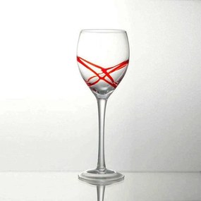 Ποτήρι Κρασιού Κολωνάτο X-treme 52.987.54 265ml Red Cryspo Trio Glass