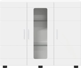 vidaXL Ξύλινο Ντουλάπι Λευκό 88,5 x 30,5 x 73 εκ Επεξεργασμένο ξύλο