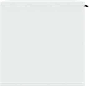 vidaXL Τουαλέτα Γάτας Περίφραξη Λευκό 60x40x40 εκ. Επεξεργασμ. Ξύλο