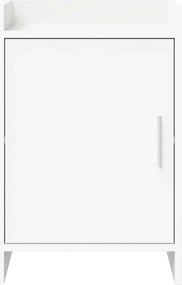 vidaXL Κομοδίνα Λευκό 40 x 30 x 60 cm Επεξεργασμένο Ξύλο
