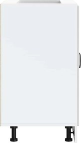 vidaXL Ντουλάπι βάσης νεροχύτη "Lucca" High Gloss White