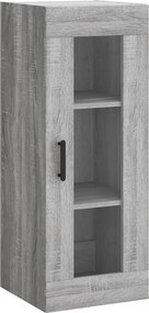 vidaXL Ντουλάπι Τοίχου Γκρι Sonoma 34,5 x 34 x 90 εκ.