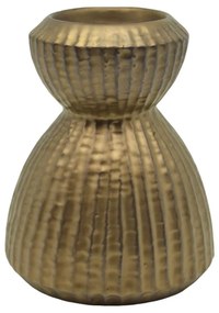Κηροπήγιο 840403 Φ9,7x12,4cm Bronze-Gold Ankor Κεραμικό