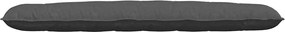 vidaXL Μαξιλάρι Πλάτης Σκούρο Γκρι 200 x 50 x 19 cm