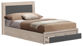 Intrahome ΚΡΕΒΑΤΙ LILONGWEKUCASABLANCALCASABLANCA_LUMPURERLEYLCASABLANCANY .04 ΜΕ 1 ΣΥΡΤΑΡΙ SONΟMCASABLANCA ΓΚΡΙ ΓΙΑ ΣΤΡΩΜΑ 110Χ190 εκ. intraho-1643805