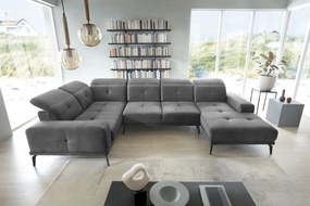 Γωνιακός καναπές Lamotta-Αριστερή-Gkri - 350.00Χ201.00Χ57.00cm