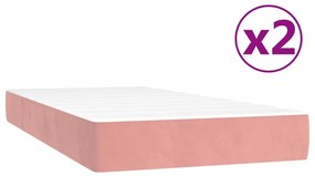 ΚΡΕΒΑΤΙ BOXSPRING ΜΕ ΣΤΡΩΜΑ ΡΟΖ 200X200 ΕΚ. ΒΕΛΟΥΔΙΝΟ 3144704