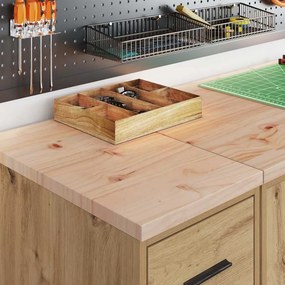 vidaXL ντουλάπια γκαράζ 2 τεμ. Artisan Δρυς από Επεξεργασμένο Ξύλο