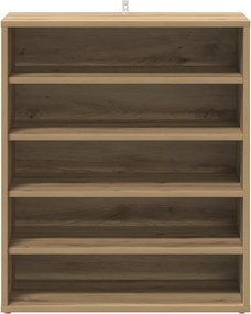 vidaXL Παπουτσοθήκη Αρτισιανή Δρυς 60x35x70 εκ. Επεξεργασμένο Ξύλο