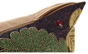 Κάλυψη μαξιλαριού DKD Home Decor Φύλλα Πολύχρωμο 50 x 1 x 50 cm