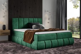 Επενδυμένο κρεβάτι Venezia-Prasino-200 x 200