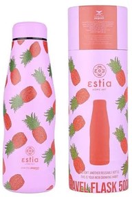 Estia Θερμός Παγούρι Travel Flask Save The Aegean 500ml Tropic Tango 01-22242