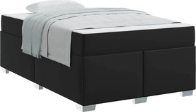 vidaXL Σκελετός Κρεβατιού Μαύρο 120 x 190 cm ύφασμα