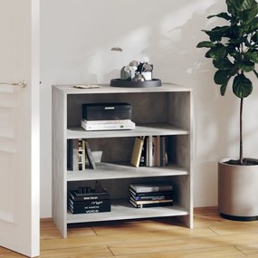 vidaXL Ντουλάπι Γκρι Σκυροδέματος 70x40,5x75 εκ. Επεξεργασμένο Ξύλο