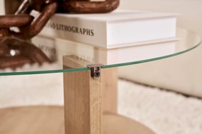 Coffee Table Clara - Sapphire Oak, Transparent Sapphire Oak
Transparent