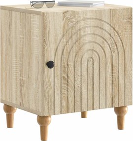 vidaXL Κομοδίνο 2 τμχ. Sonoma Δρυς 43 x 34,5 x 50 εκ