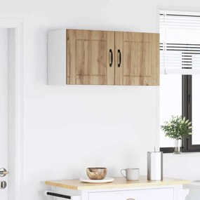 vidaXL Ντουλάπα Τοίχου LUCCA 2 pcs Artisan Δρυς Επεξεργασμένο Ξύλο