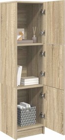 vidaXL Highboard Δρύς Sonoma 31.5 x 32 x 122.5 εκ