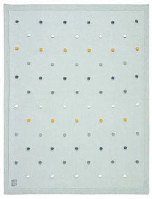 Laessig Πλεκτή κουβέρτα Dots Light Mint