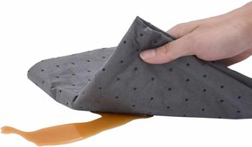 vidaXL Σφουγγάρι Απορροφητικό Λάδι Γκρι 40x1000 εκ.