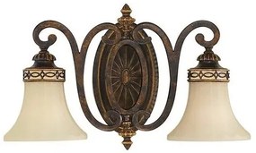 Απλίκα Φωτιστικό Τοίχου 2xE27  Καφέ  Drawing Room FE-DRAWING-ROOM2-B Elstead Lighting-FE-DRAWING-ROOM2-B-Καφέ FE-DRAWING-ROOM2-B