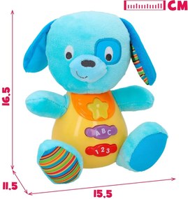 Αρκουδάκι με Ήχο Winfun Σκύλος 15,5 x 16,5 x 11,5 cm (x6)