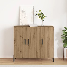 vidaXL Σύνθετο Ξύλου Καρυδιάς 90x34x80 εκ.