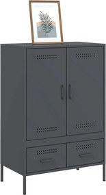 vidaXL Ντουλάπι Ανθρακί 68x39x101,5 εκ. από Χάλυβα