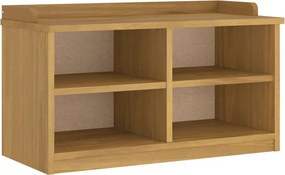 VidaXL Πάγκος διαδρόμου "SANDNES" 87x40x50 εκ. Πεύκο μασίφ ξύλο
