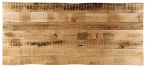 vidaXL Επιφάνεια Τραπεζιού 140x60x2,5 εκ. Live Edge Μασίφ Ξύλο Μάνγκο