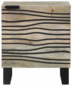 vidaXL Κομοδίνα Φυσικό 40 x 33.5 x 46 εκ