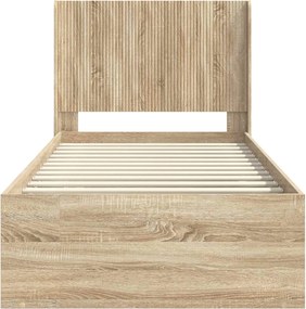 vidaXL Καλάθι με αποθήκη και κεφαλάρι Sonoma Δρυς 100 x 200 cm