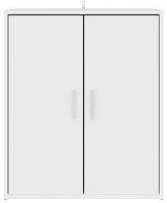 vidaXL Παπουτσοθήκη Λευκή 60 x 35 x 70 εκ. από Μοριοσανίδα