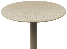 Τραπέζι Merkon pp σε cappucino απόχρωση Φ60x75εκ