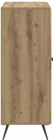 vidaXL Πλαϊνό γραφείο Artisan Δρυς 66 x 34,5 x 90 εκ
