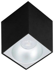 Φωτιστικό Οροφής - Σποτ Led Sq Jhonny 4240701 Black Viokef Αλουμίνιο