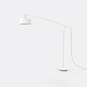 Επιδαπέδιο Φωτιστικό Raisa Floor με Υφασμάτινο Καπέλο E27 Λευκό Ματ