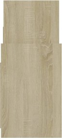 vidaXL Βοηθητικό Ντουλάπι Sonoma Δρυς 60 x 26 x 60 εκ. από Επεξ. Ξύλο
