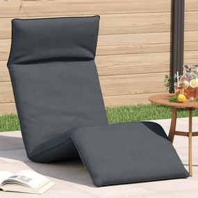 vidaXL Ξαπλώστρα Πτυσσόμενη Ανθρακί 175x54x8,5 εκ. Ύφασμα Oxford