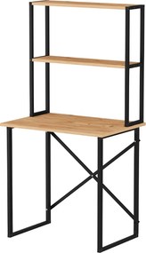 Γραφείο εργασίας Pope Megapap χρώμα pine oak 73x52x146εκ.