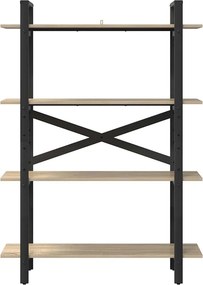 vidaXL Ράφι Βιβλίων Δρύς Sonoma 100 x 33,5 x 140 εκ Επεξεργασμένο ξύλο