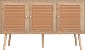 ΜΠΟΥΦΕΣ ΜΕΛΑΜΙΝΗΣ COLM- ΣΥΝΘ. RATTAN ΣΤΙΣ ΠΟΡΤΕΣ HM9220.11 120Χ39Χ70Υεκ.